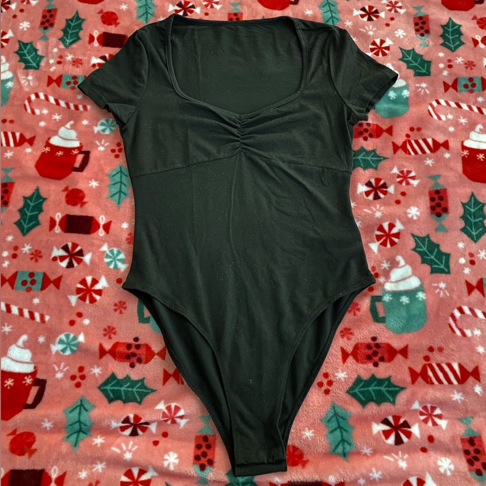 black bodysuit